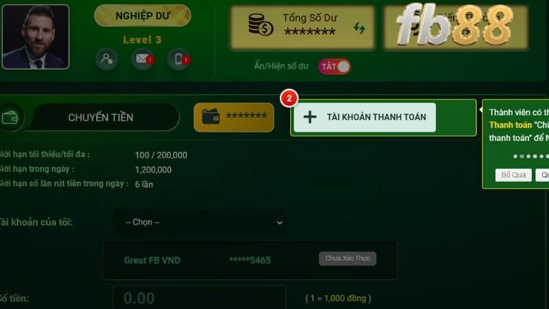 fb88 – Các cách rút tiền